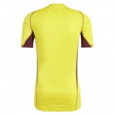 2023-24 AS Roma Mens Yellow Goalkeeper Jersey